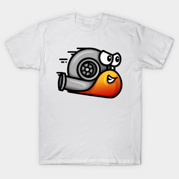 Turbo Snail - Fire T-Shirt by hoddynoddy